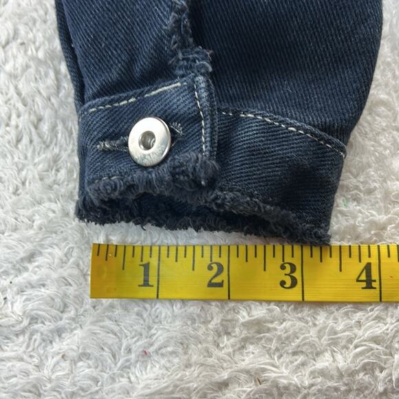 Sinha fringed denim jacket, size P or med - Picture 8 of 11